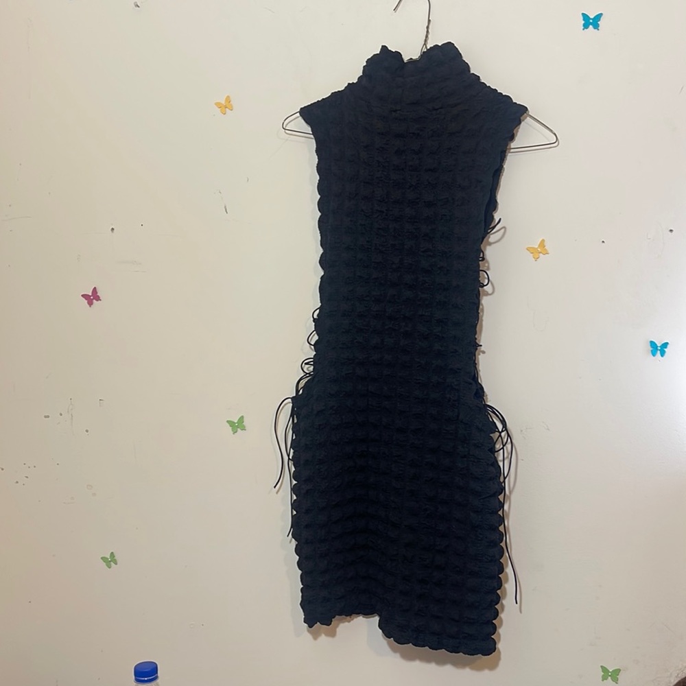 Black laced dress